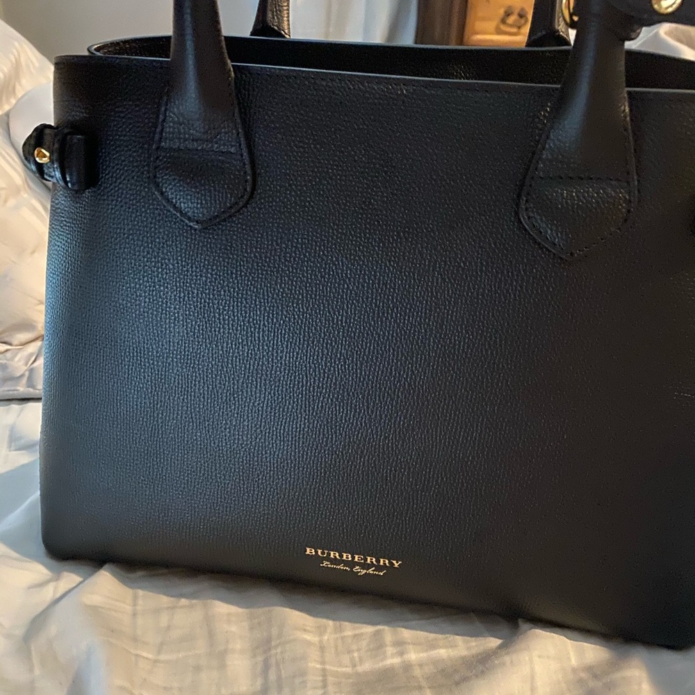 Burberry purse with plaid sides